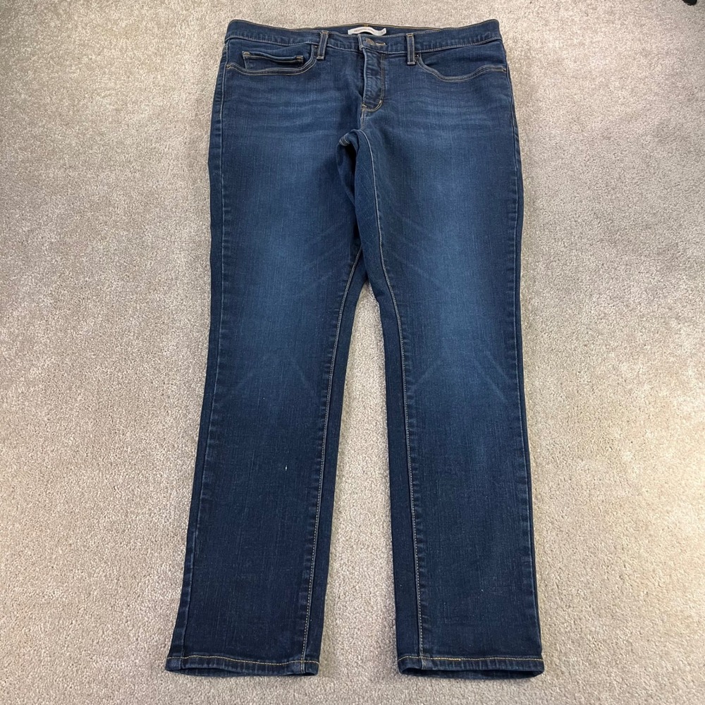 Levi's 311 Shaping Skinny Jeans Womens 33x30 Dark Indigo Blue Stretch Denim